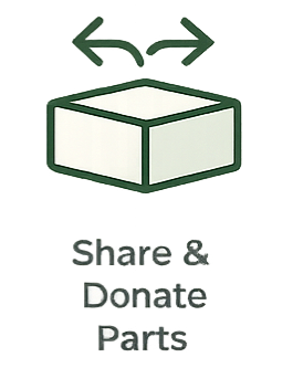 Share & Donate Parts