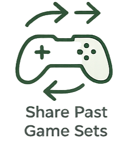 Share Past Game Sets